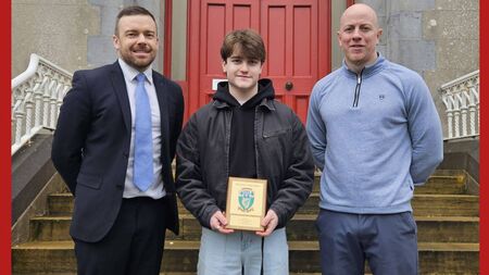Local Notes: Accolade for St Muredach’s Iarla Dunford