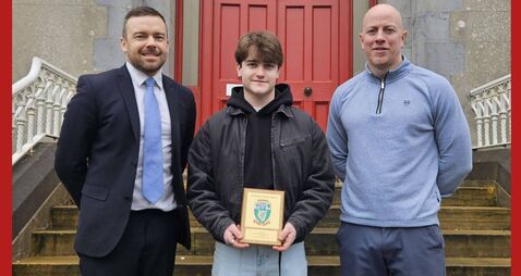 Local Notes: Accolade for St Muredach’s Iarla Dunford