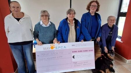 Local Notes: Ballyhaunis group makes donation to Mayo SPCA
