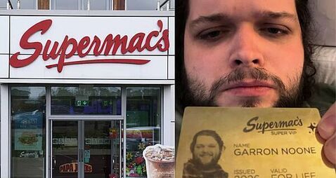 'This is the proudest day of my life': Garron Noone receives Supermac's Gold Card