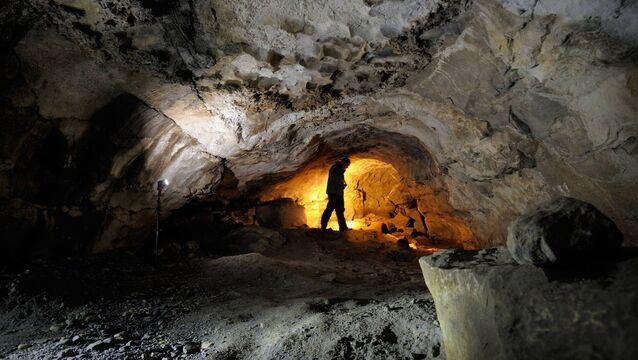 <p>Glencurran Cave in the Burren, County Clare, where the earliest directly dated wildcat (Felis silvestris) ever found in Ireland was discovered. 	Picture: Ken Williams </p>