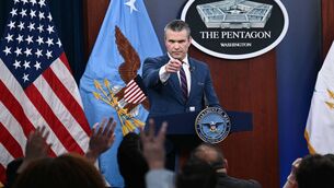 <p>US Defense Secretary Pete Hegseth speaks during a press conference on US military action in Iran. Picture: Brendan Smialowski/AFP via Getty Images</p>