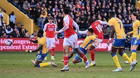 Arsenal’s quadruple bid goes on as they overcome Mansfield test in FA Cup