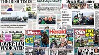 What the papers say: Wednesday's front pages