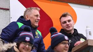 It’s not every night you’ll sit beside the Ireland manager