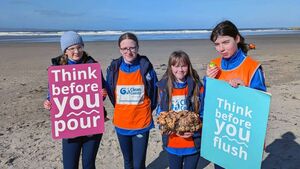 Local Notes: Students take part in Clean Coasts and the Creative Cluster initiative on Enniscrone beach.