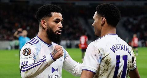 Ollie Watkins header gives Aston Villa advantage over Lille in Europa League tie