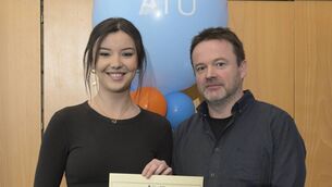 <p>Isabella Doyle at the ATU Student Entrepreneur Awards 2026. Pic:Michael McLaughlin</p>