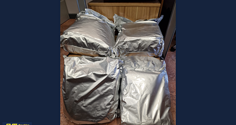Man (40s) arrested after 20kg of cannabis seized in Kildare