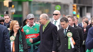 Micheál Martin ‘reassured’ by Irish-US links after Philadelphia visit