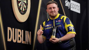 Luke Littler learning ‘not to react’ after silencing crowd with Dublin comeback