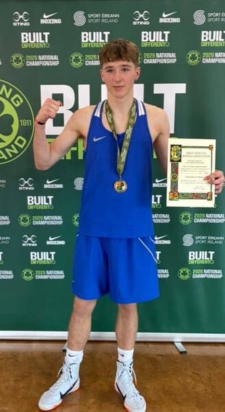 Cathal Conlon of Ballyhaunis Boxing Club won his first All-Ireland title in the Junior One 63kg category at the National Stadium recently.