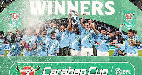 Nico O’Reilly double sinks Arsenal to give Manchester City Carabao Cup glory