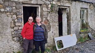 <p>Deb and Pam Mejo outside their cottage at Ballinastoka, near Ballyhaunis. </p> <p>Deb and Pam Mejo outside their cottage at Ballinastoka, near Ballyhaunis. </p>