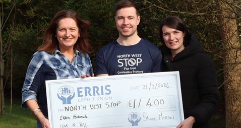 Local Notes: Glenamoy native completes 10km Daily Challenge for Mental Health Services. 