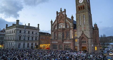 Thousands gather for vigil in memory of mother-of-two Amy Doherty
