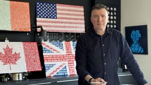 Achill man paints the words of history