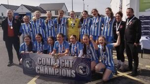<p>Westport United, 2026 Connacht U18 Girls Cup champions.</p>