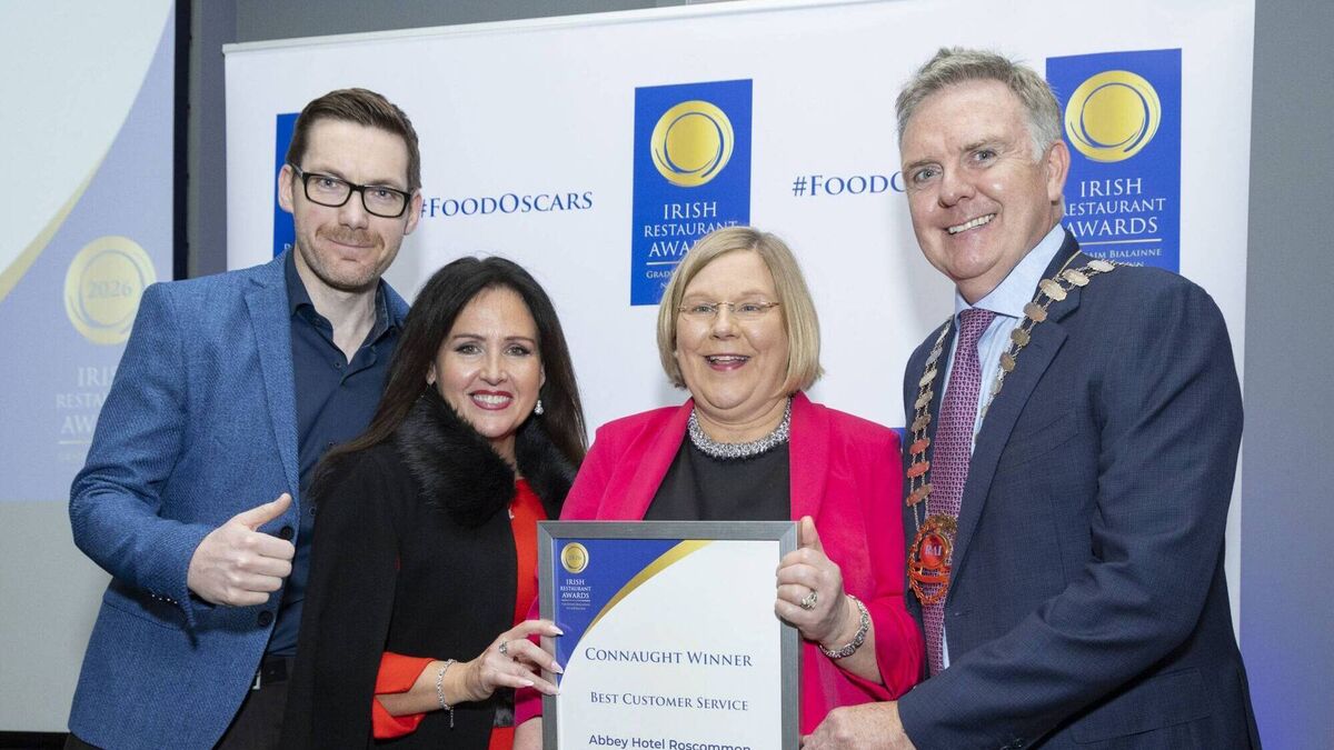 Congratulations: Popular West of Ireland hotel takes home 'Best Customer Service' award