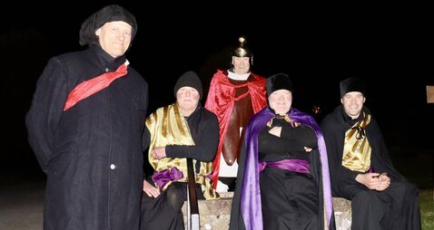 Local Notes: Wonderful cast of Ballintubber Passion Play. 