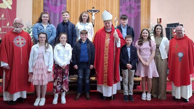 Local Notes: Confirmation Day for the 5th and 6th class pupils from Stokane NS.