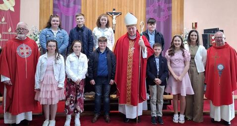 Local Notes: Confirmation Day for the 5th and 6th class pupils from Stokane NS.