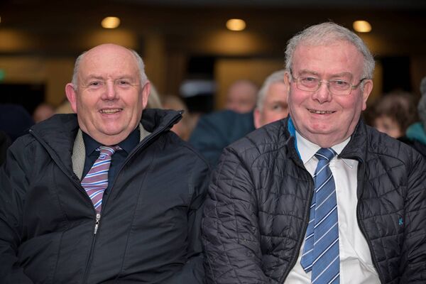 Local councillors Patsy O'Brien and Richard Finn opposed the ending of the Ballina to Galway bus service. Picture: John Corless