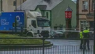 Flowers left at scene of fatal bus crash in Dublin