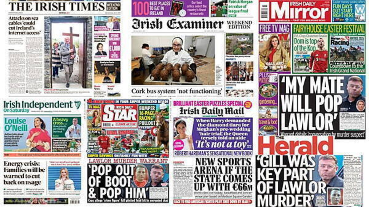 What the papers say: Saturday's front pages