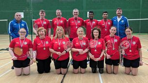 <p>Mayo's Grade H badminton team who competed in the Connacht inter-counties. This week the Mayo Finals will be played in Crossmolina. </p>