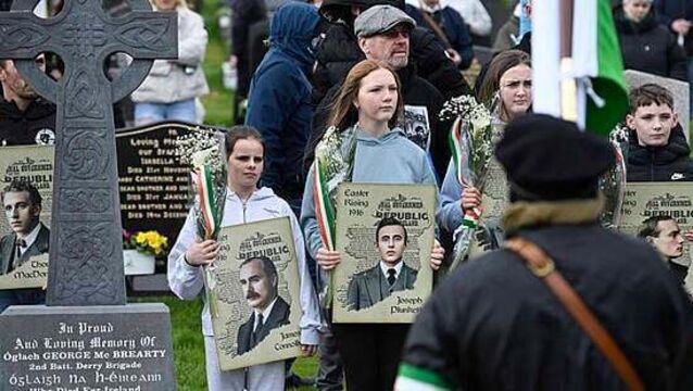 Republicans hold annual Easter parade in Derry