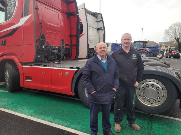 Local councillors Patsy O'Brien and Chris Maxwell in attendance at this morning's protest Local councillors Patsy O'Brien and Chris Maxwell in attendance at this morning's protest