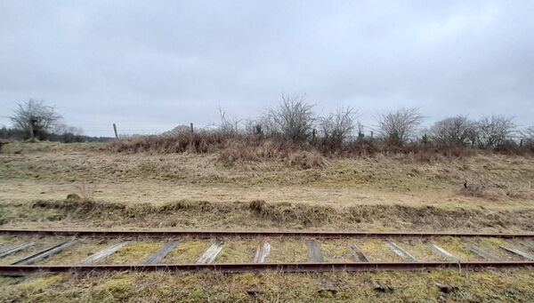 The abandoned railway line in 2026 is a ghostly reminder of the optimism that heralded its arrival in the late 1800s. 	Picture: Pat McCarrick