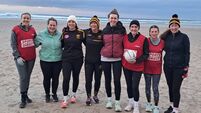 Local Notes: Enniscrone Kilglass Gaelic4Mothers&Others take to the beach.