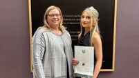 Congratulations: Local student presented with All-Ireland Scholarship