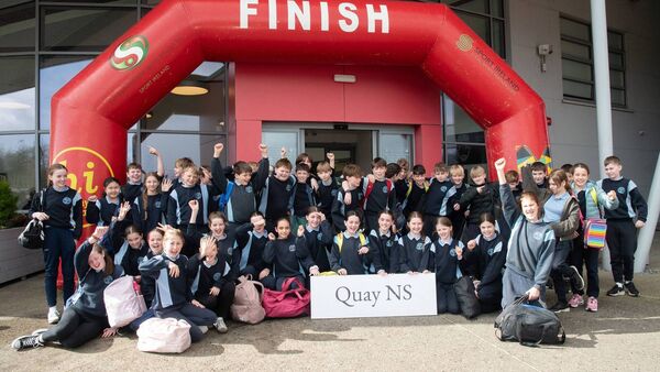 Local Notes: Students of Quay NS enjoy Splash and Dash Mayo at Lough Lannagh.