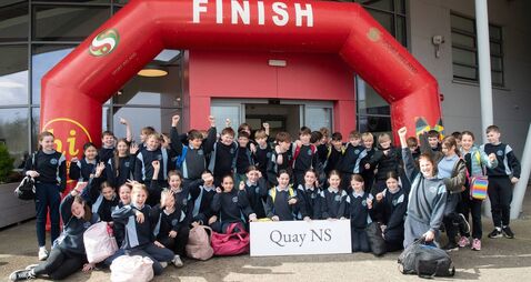Local Notes: Students of Quay NS enjoy Splash and Dash Mayo at Lough Lannagh.
