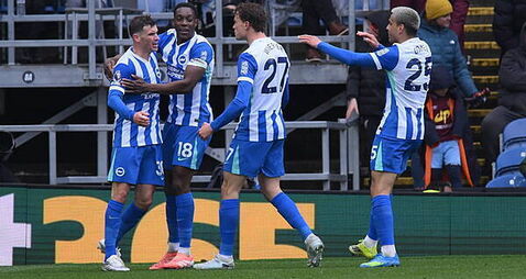 Mats Wieffer at the double as Brighton push Burnley closer to relegation