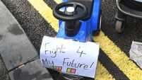 Rolling fuel protests ongoing in Mayo this morning