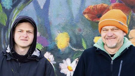 Colourful new Mayo town mural set to be completed