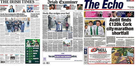 What the papers say: Wednesday's front pages