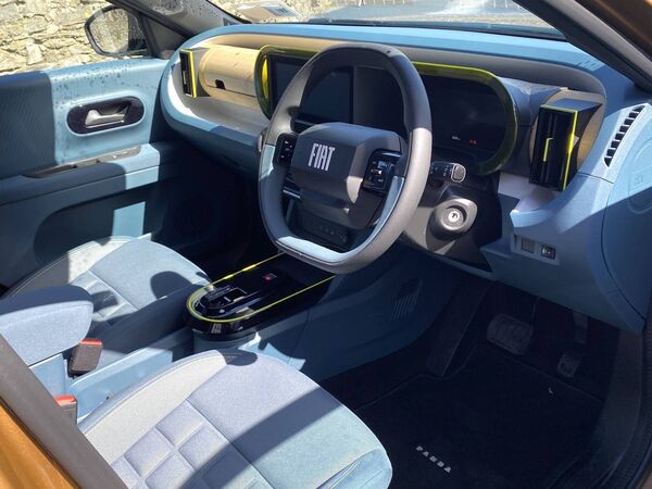 There’s a strong interior focus on sustainable materials with door panels and the centre runner in a material made from recycled milk or juice cartons.