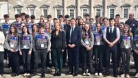 Local Notes: St Brendan's College, Belmullet visit Leinster House.