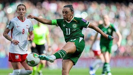 Saturday sport: Ireland beat Poland 1-0 in women's World Cup qualifier