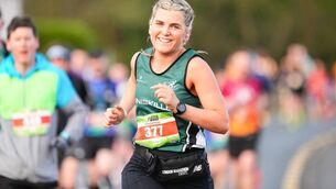 <p>Joanne McGrath from Enniskillen was one of the thousands competing in the Westport full and half marathons and 10k races that took place on Saturday.</p>