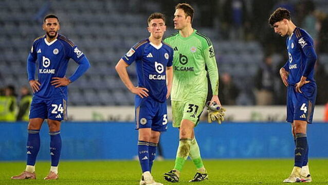 Leicester’s decline from Premier League champions to brink of League One