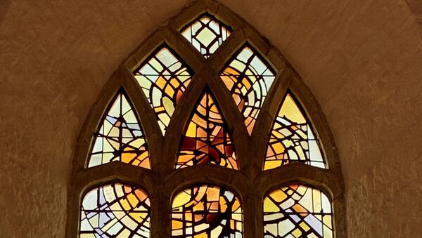 Restoration work on the Holy Trinity Window in Ballintubber Abbey has been completed. The craftsmanship by the staff at Abbey Glass Studio has been truly remarkable. A visit to the Abbey is recommended to appreciate the beauty of this window. Picture by Tom Quinn.