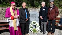 Memorial service is held at historic Mayo burial site