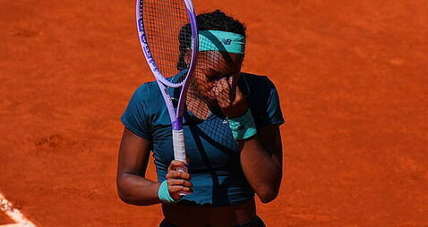 Coco Gauff vomits on court before advancing at Madrid Open