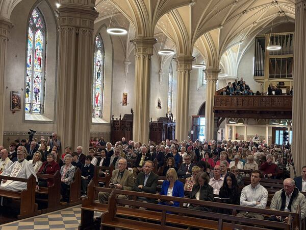 The congregation in attendance at today's Installation mass of Archbishop Francis Duffy as Bishop of Killala. Photo: Catholic Communications Office